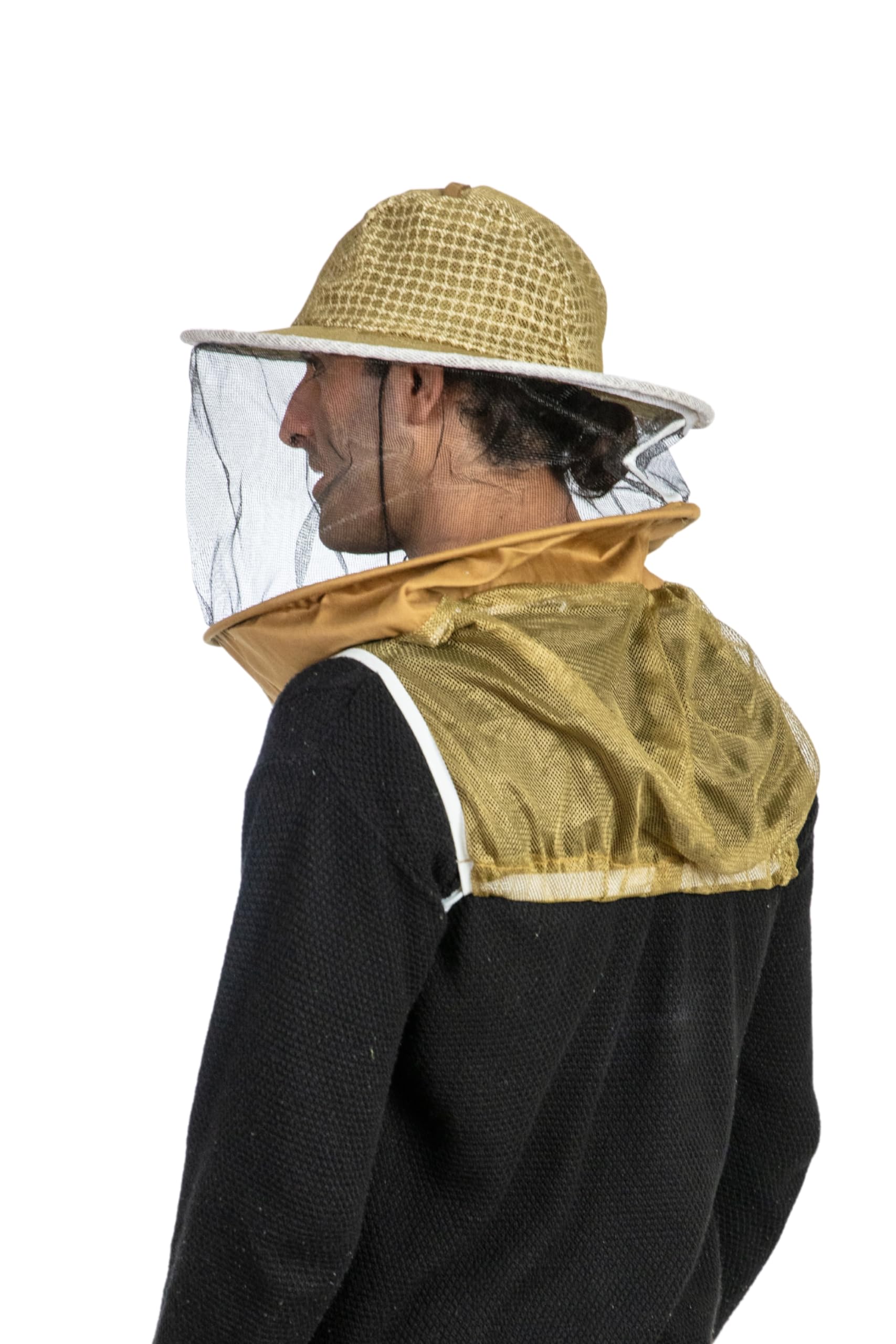 Massive Bee Store veil in khaki color suitable for field use