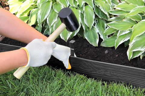 Master Mark HDPE durable outdoor edging resists weathering
