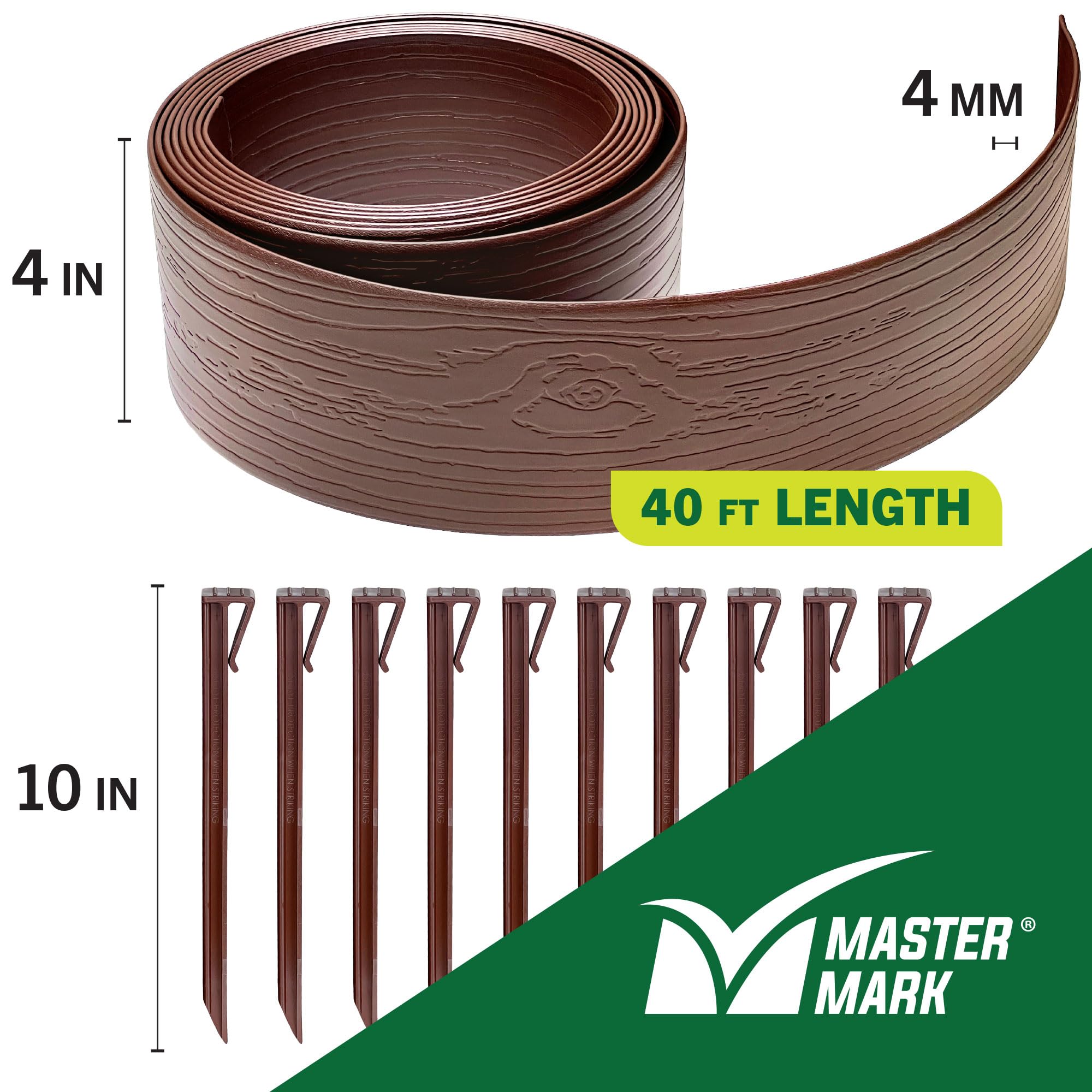 Master Mark lawn and garden border in a practical edging setup.