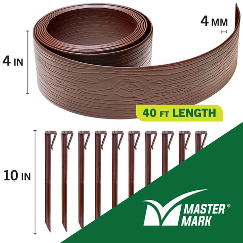 Master Mark lawn and garden border in a practical edging setup.