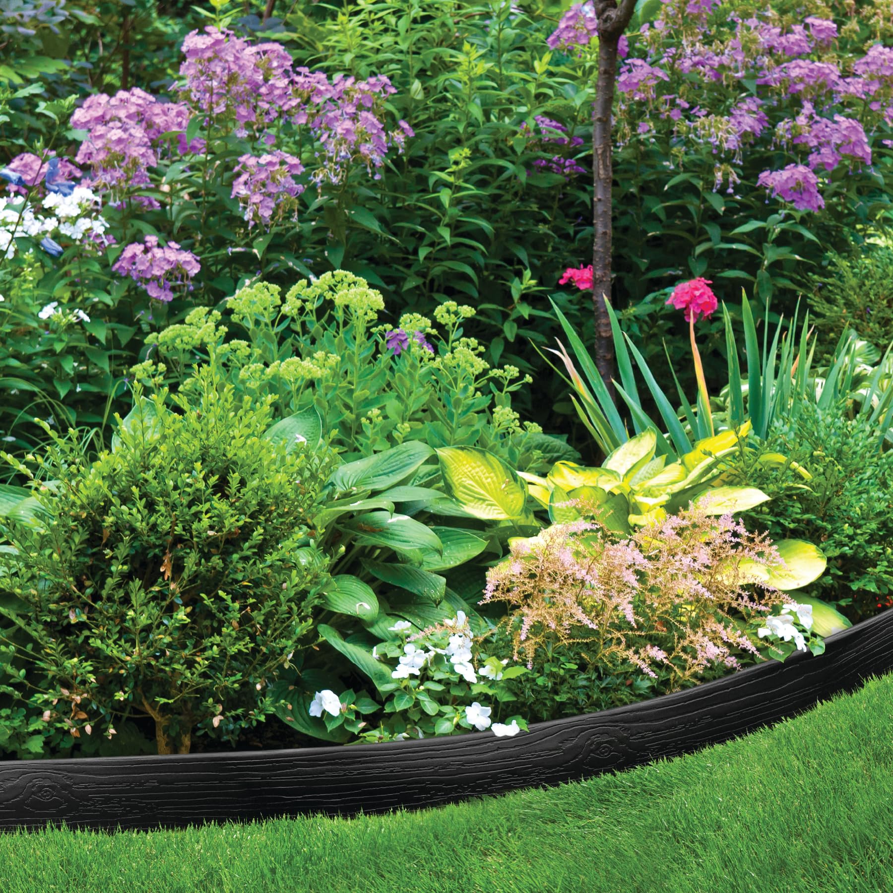 Master Mark outdoor border integrates terrace style with landscape for a clean finish.