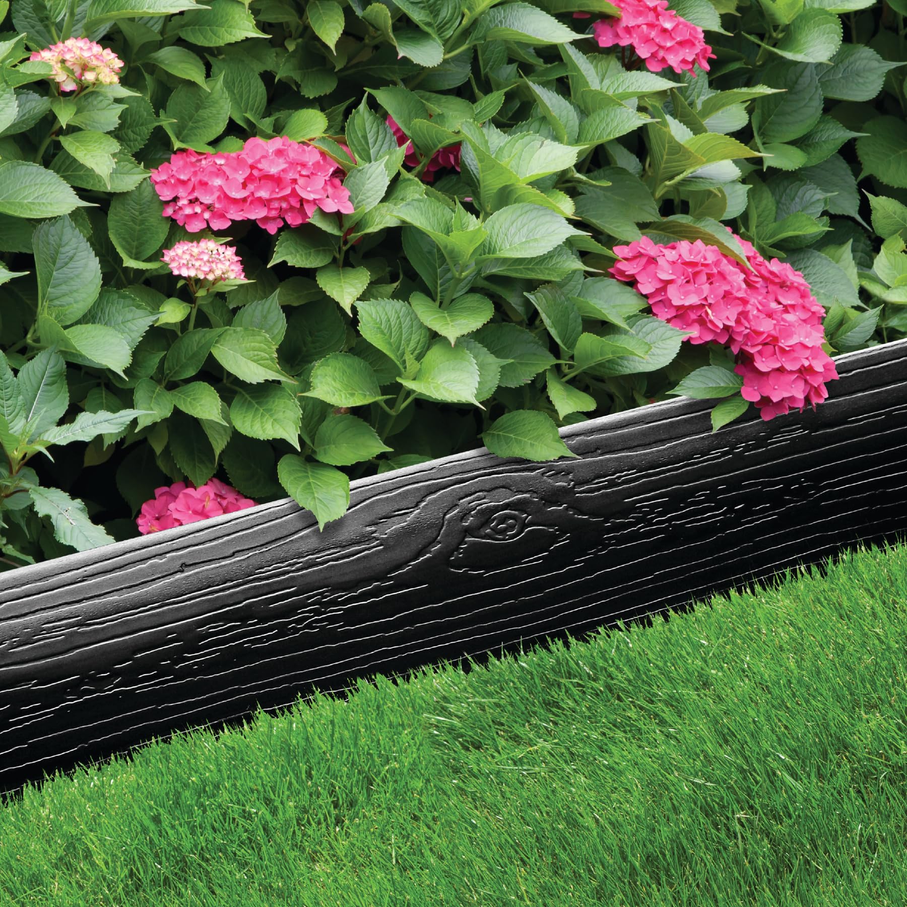 Master Mark edging stands 5 inches high to shield weeds