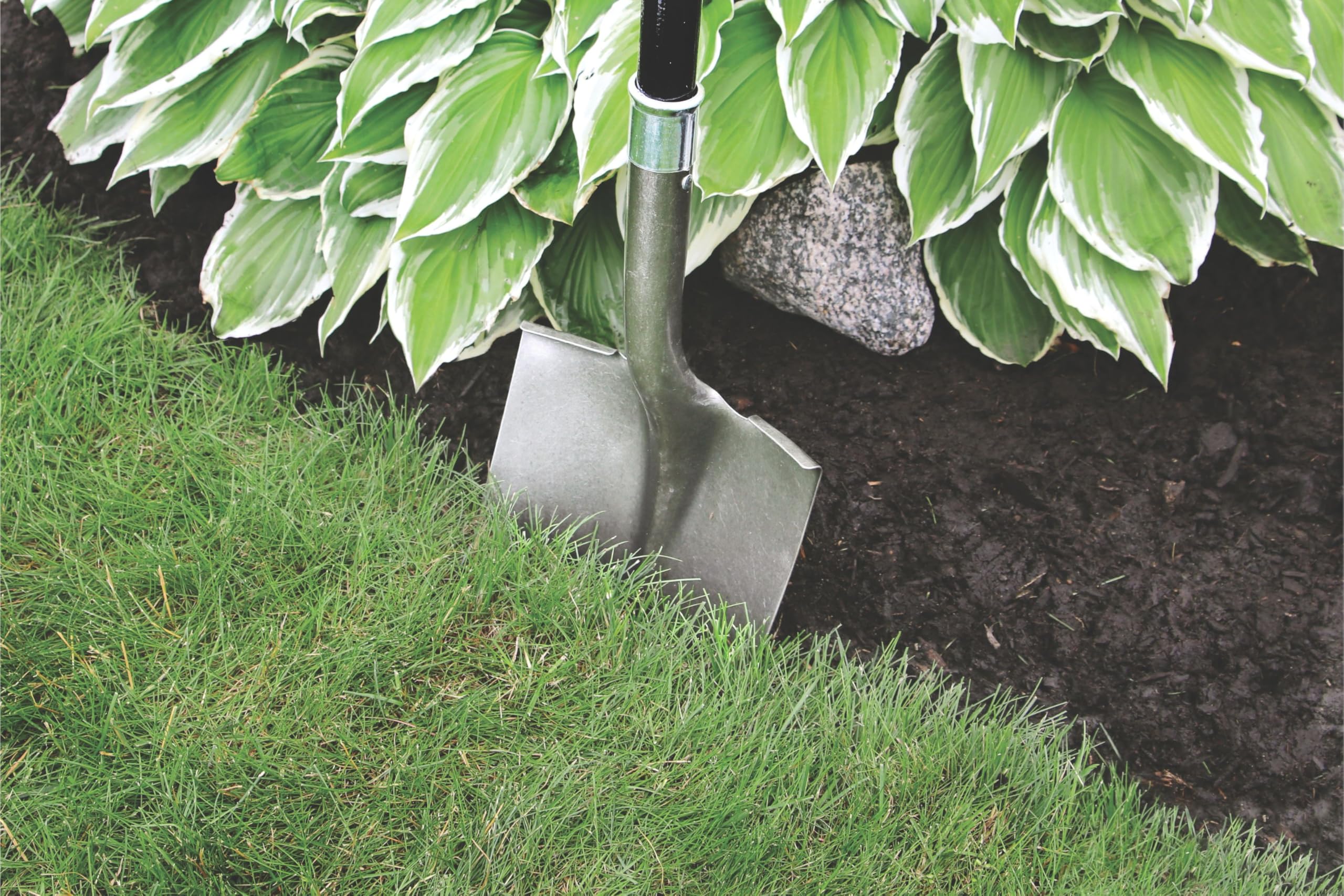 HDPE terrace board by Master Mark acts as a weed barrier in beds.
