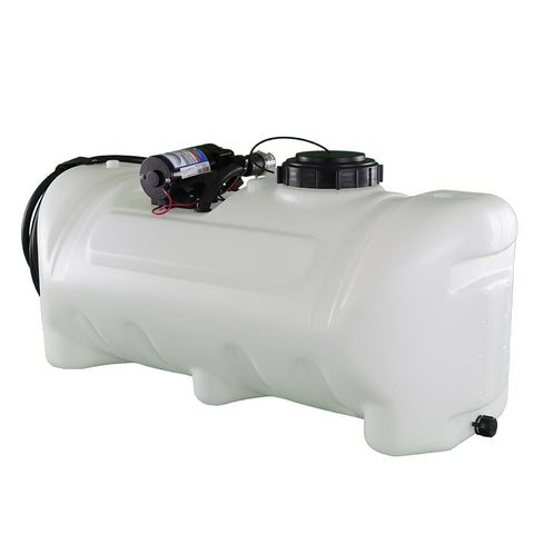 Master Mfg Deluxe Spot Sprayer side view highlighting portability and mounting versatility.