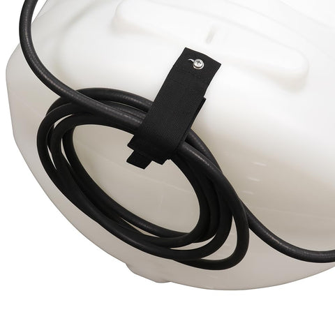 Master Mfg 12V wiring harness with on/off switch for easy control.