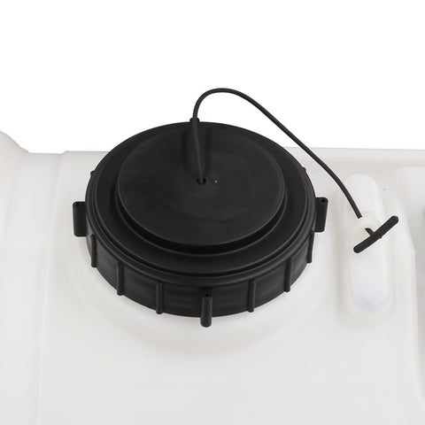 Master Mfg lid tether and gun clips keep components secure.