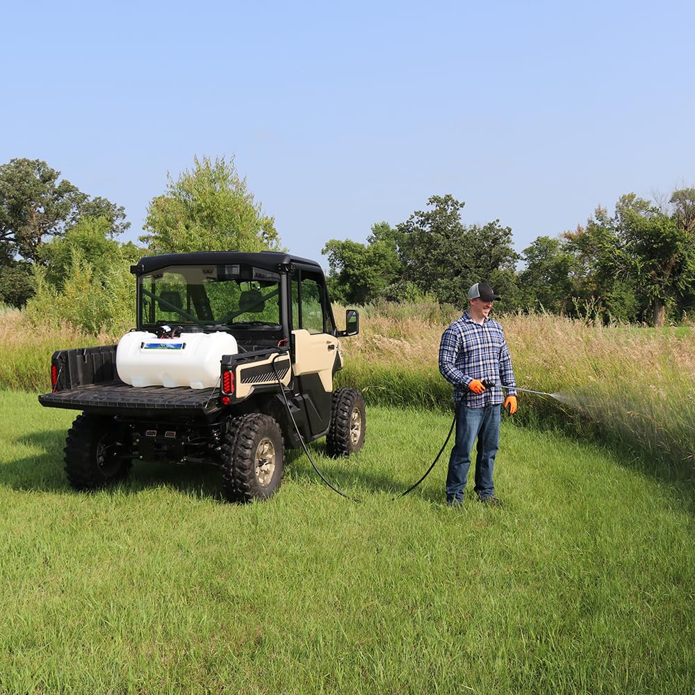 Master Mfg UTV mounting features secure to bed for versatile transport.