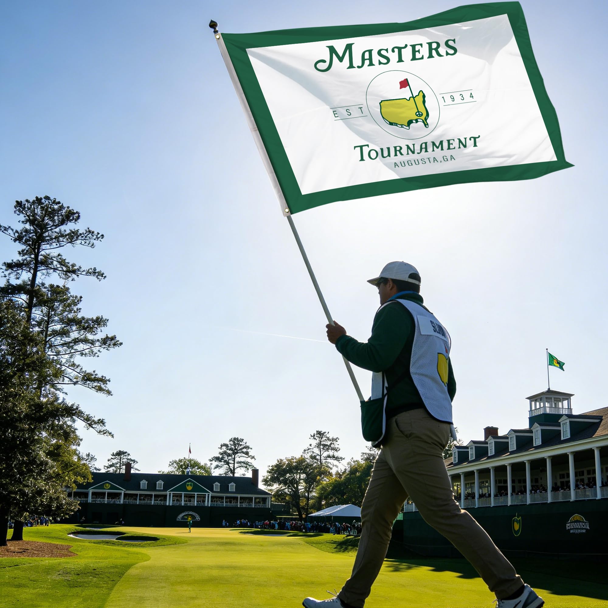 Master Tournament Flag garden flag pole compatible for versatile setup
