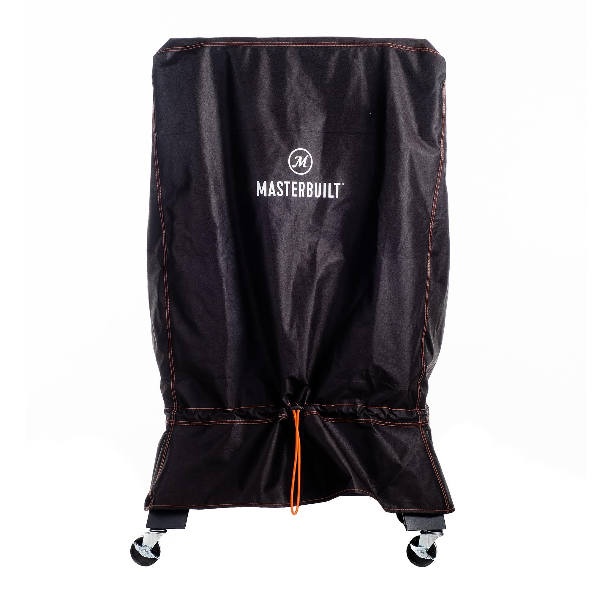 Masterbuilt 40-inch vertical smoker cover front view shows rugged weather-ready fabric