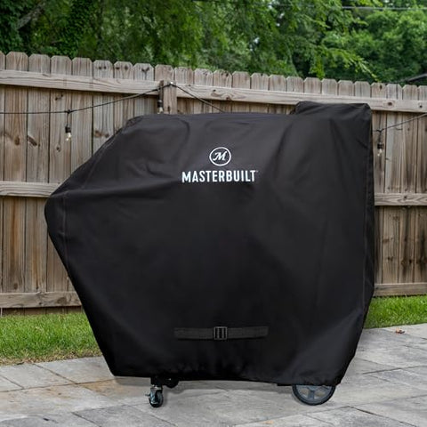 Masterbuilt Gravity Series cover interior PVC liner visible, helping prevent tearing