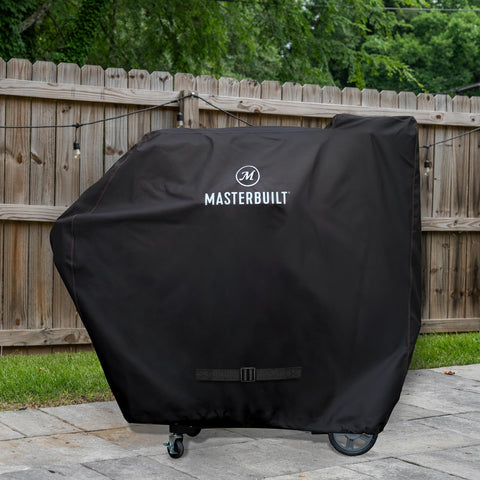 Masterbuilt Gravity Series cover on grill shows water-resistant protection