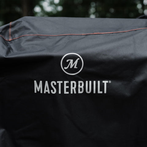 Masterbuilt Gravity Series cover UV-treated fabric shown resisting fading in sunlight