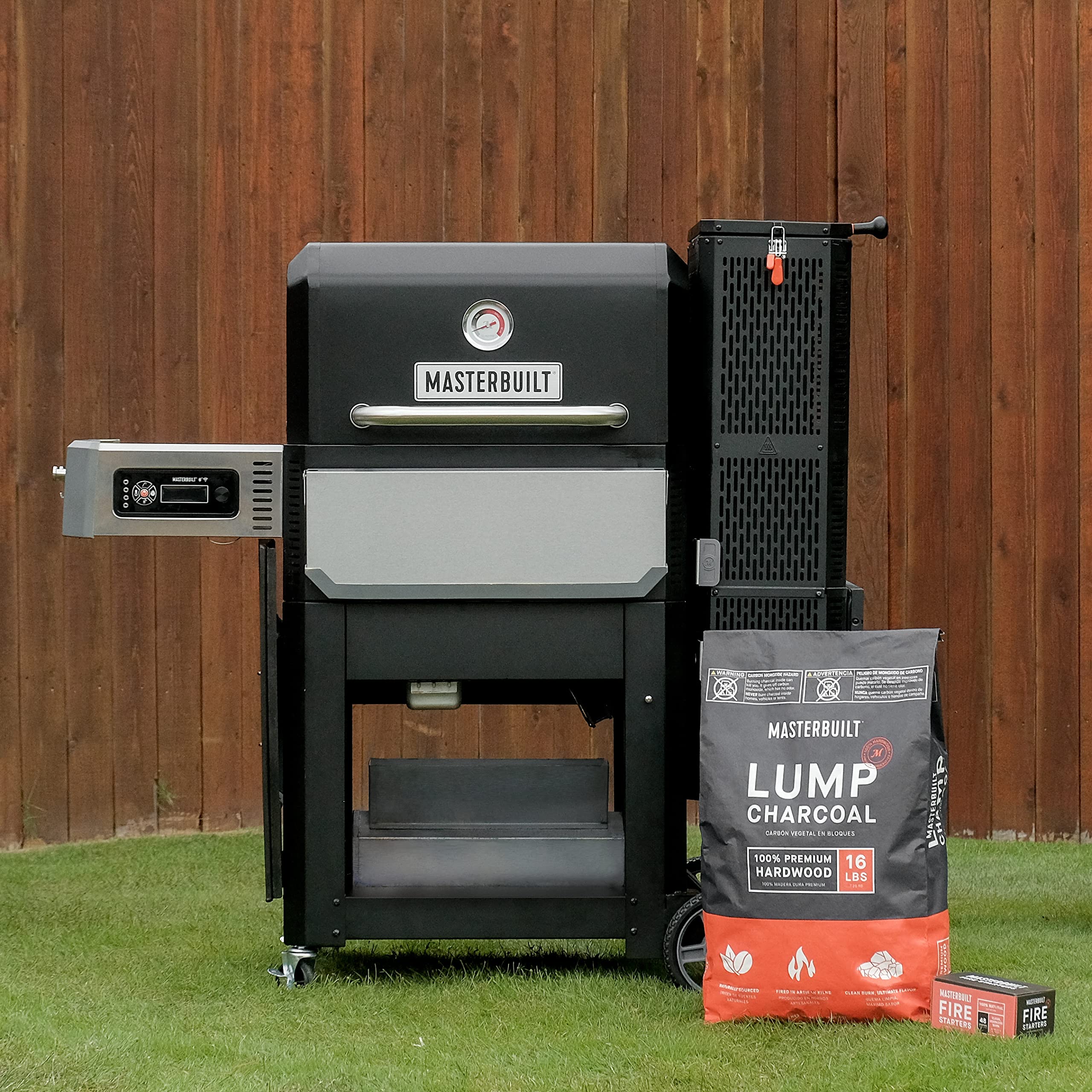 Masterbuilt lump charcoal designed for all temperatures and food types.