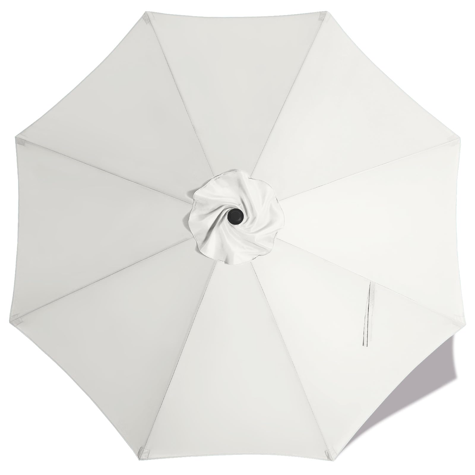Mastercanopy 9ft replacement canopy in white, UV protection for outdoor shade