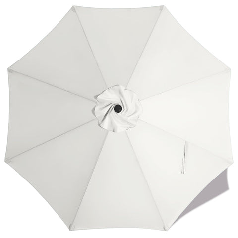 Mastercanopy 9ft replacement canopy in white, UV protection for outdoor shade