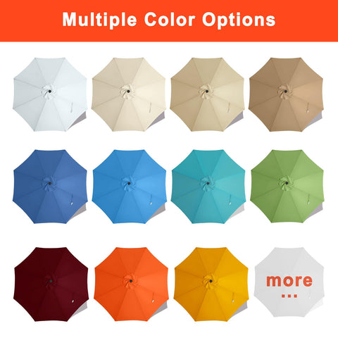 MASTERCANOPY compatible with 8-rib frames for sturdy shade.