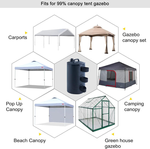 MASTERCANOPY compatible with pop-up, beach, and gazebo canopies