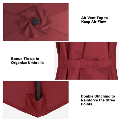 Mastercanopy double-layer sewing pocket enhances durability and tear resistance.