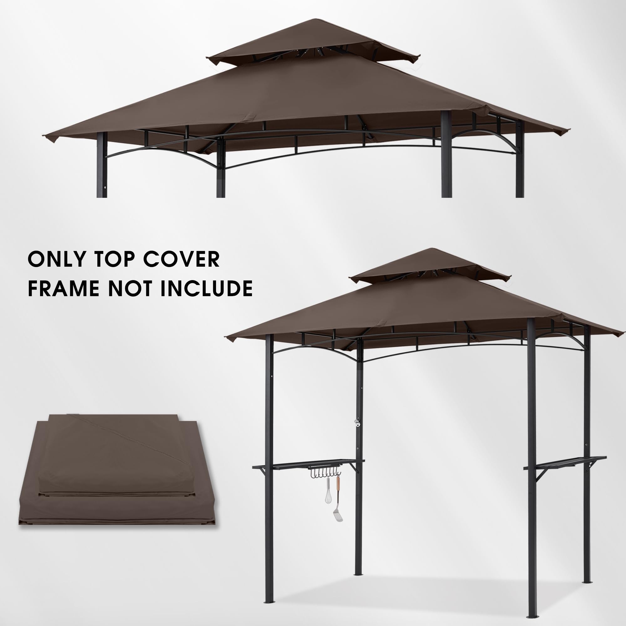 Mastercanopy easy-install for 1–2 people during canopy swap