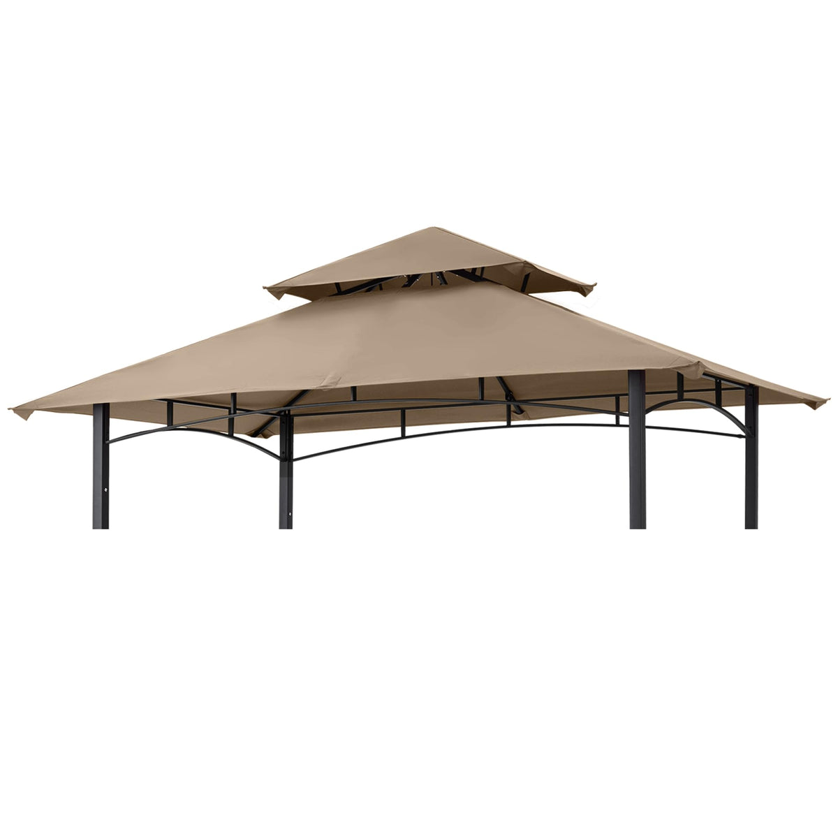 Mastercanopy beige canopy top for L-GG001PST-F, an easy replacement for your grill gazebo.