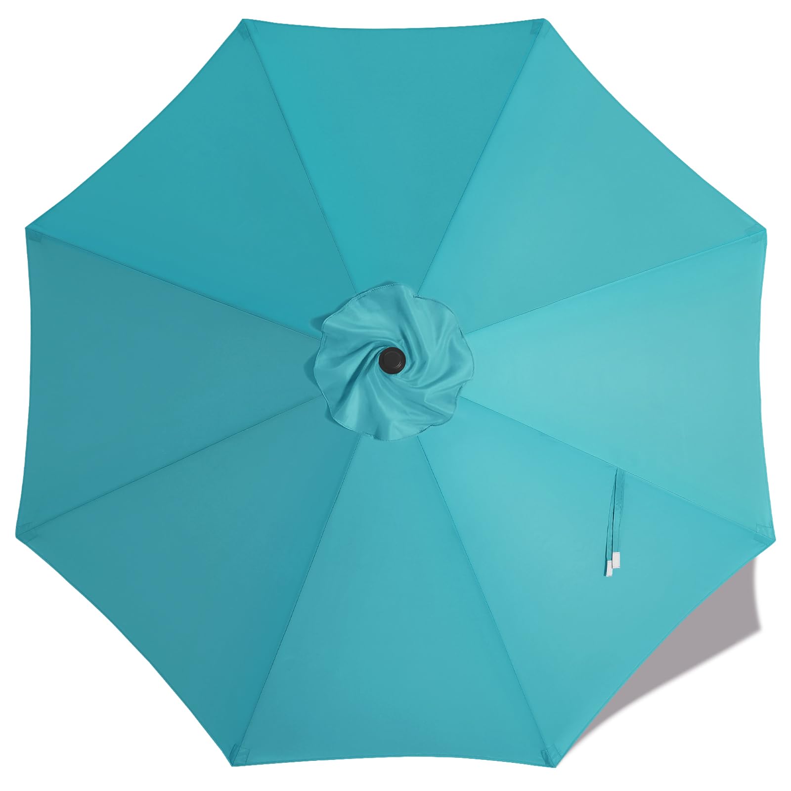 MASTERCANOPY turquoise replacement canopy for 9 ft umbrella, fits 8 ribs