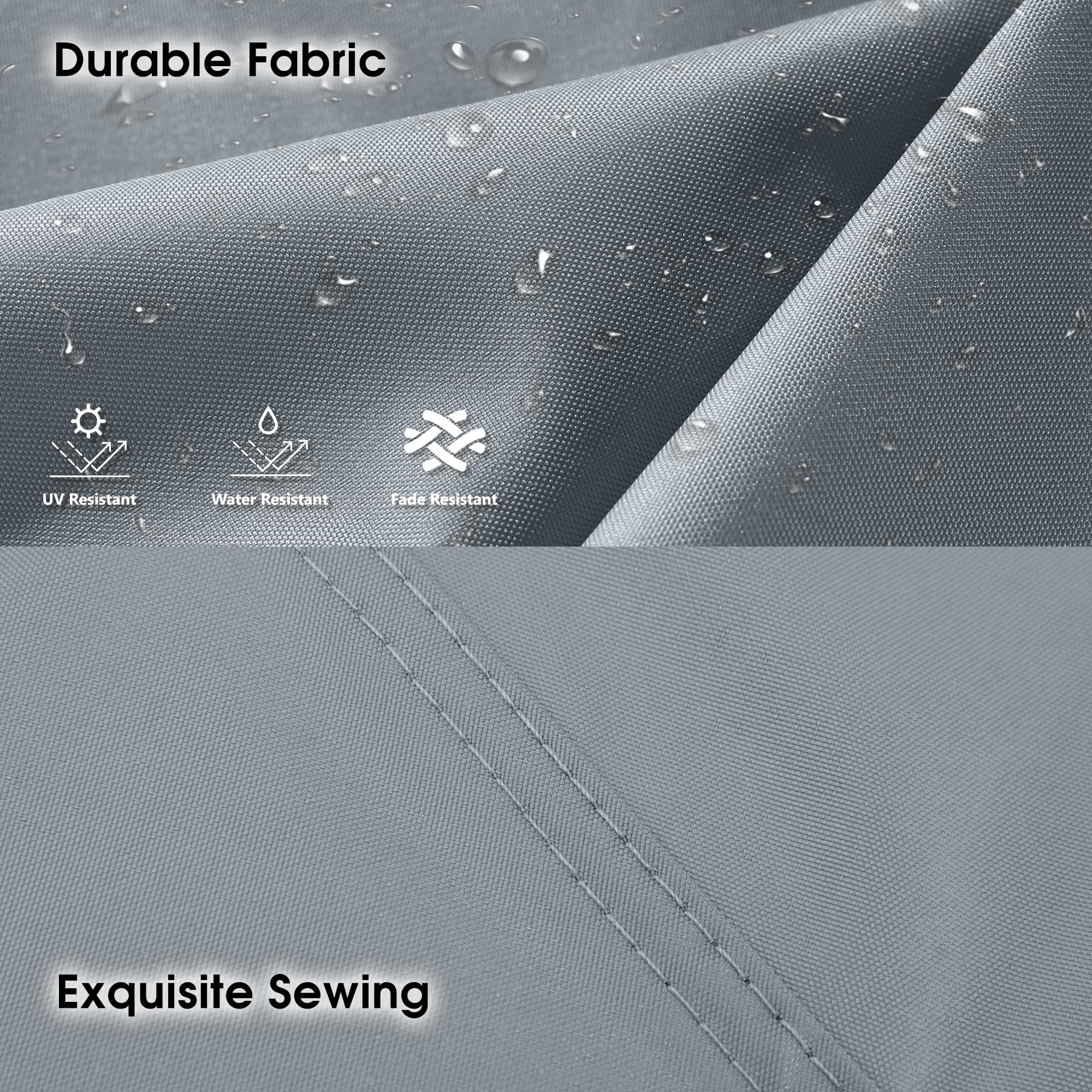 Waterproof 100% polyester fabric detail from MasterCanopy