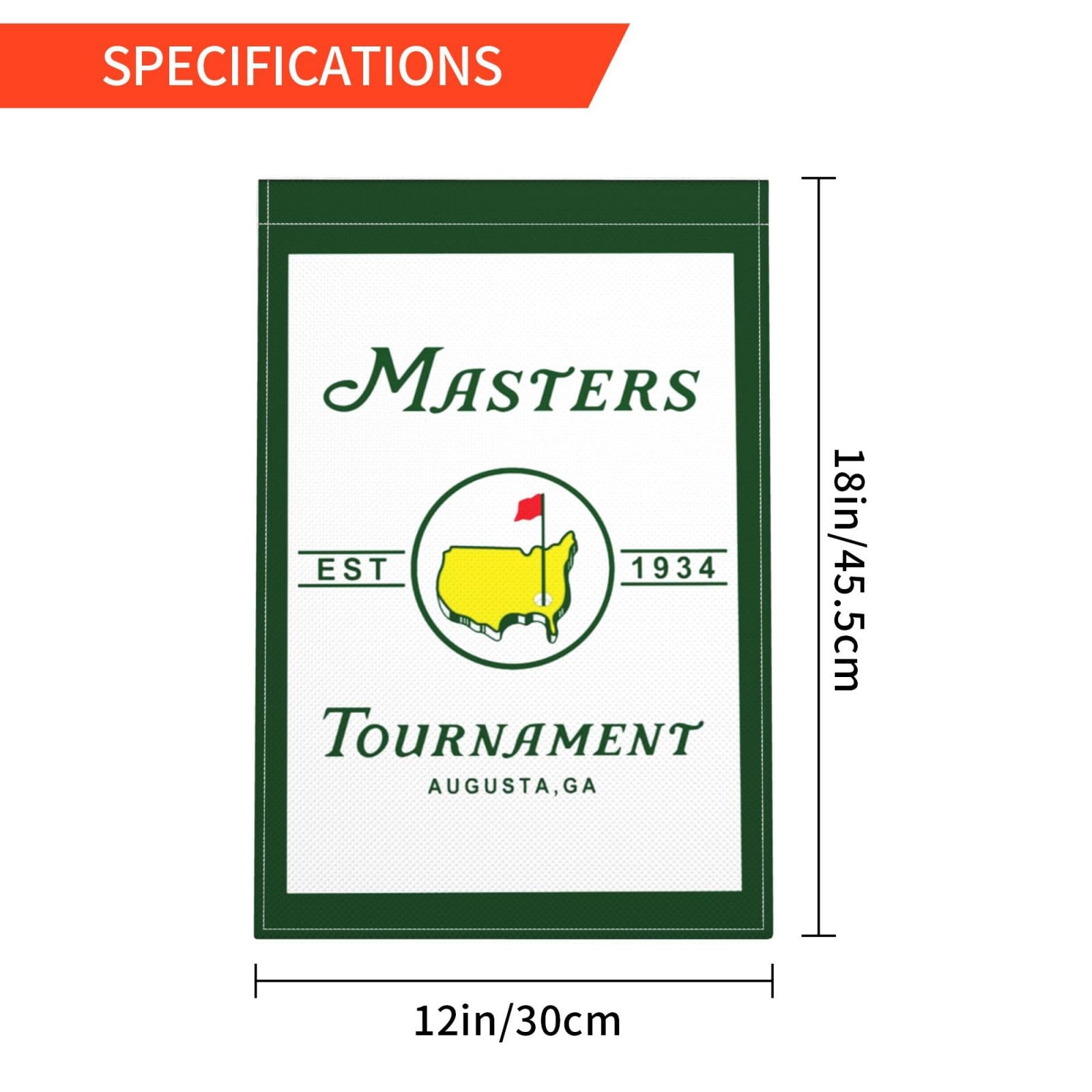 Masters Garden Flag sleeve hanger fits standard flagpoles and arbors
