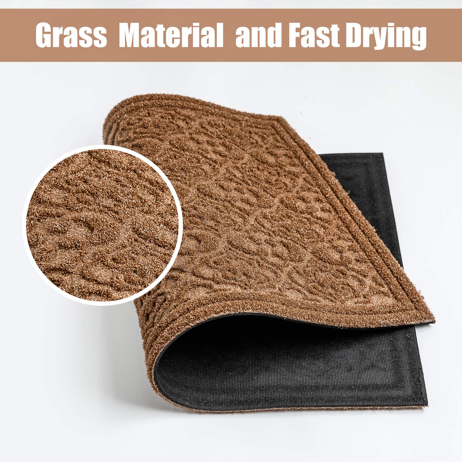 MAT 7-BANQUET non-slip backing keeps external floors secure without marks.