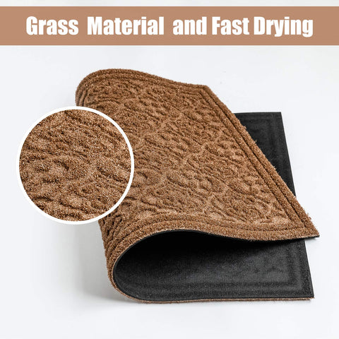 MAT 7-BANQUET non-slip backing keeps external floors secure without marks.
