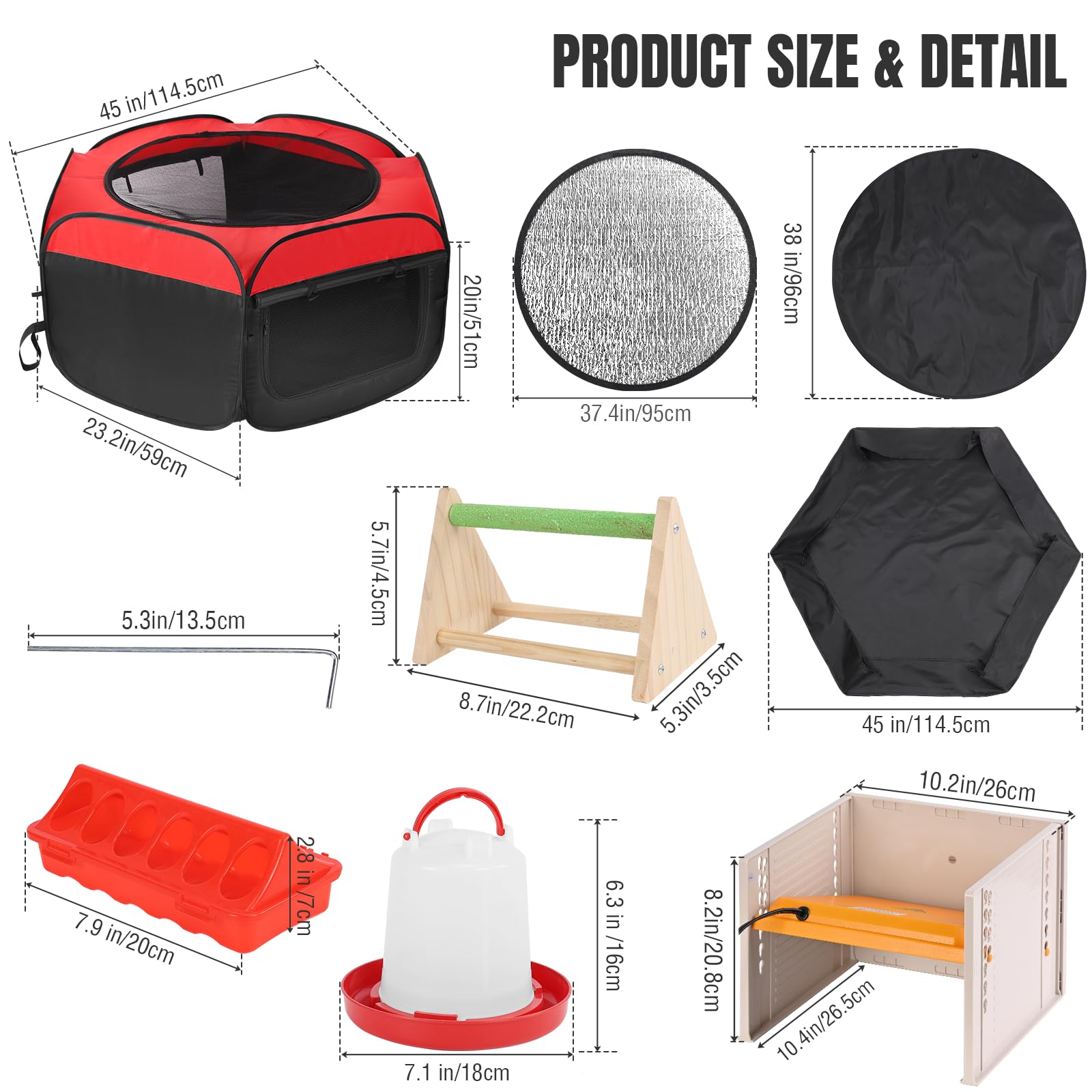 Matalde perch provides comfortable roosting for growing chicks