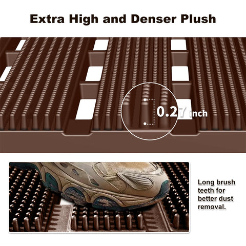 MATALL toothbrush-shaped dirt scraper keeps shoes clean before entry.