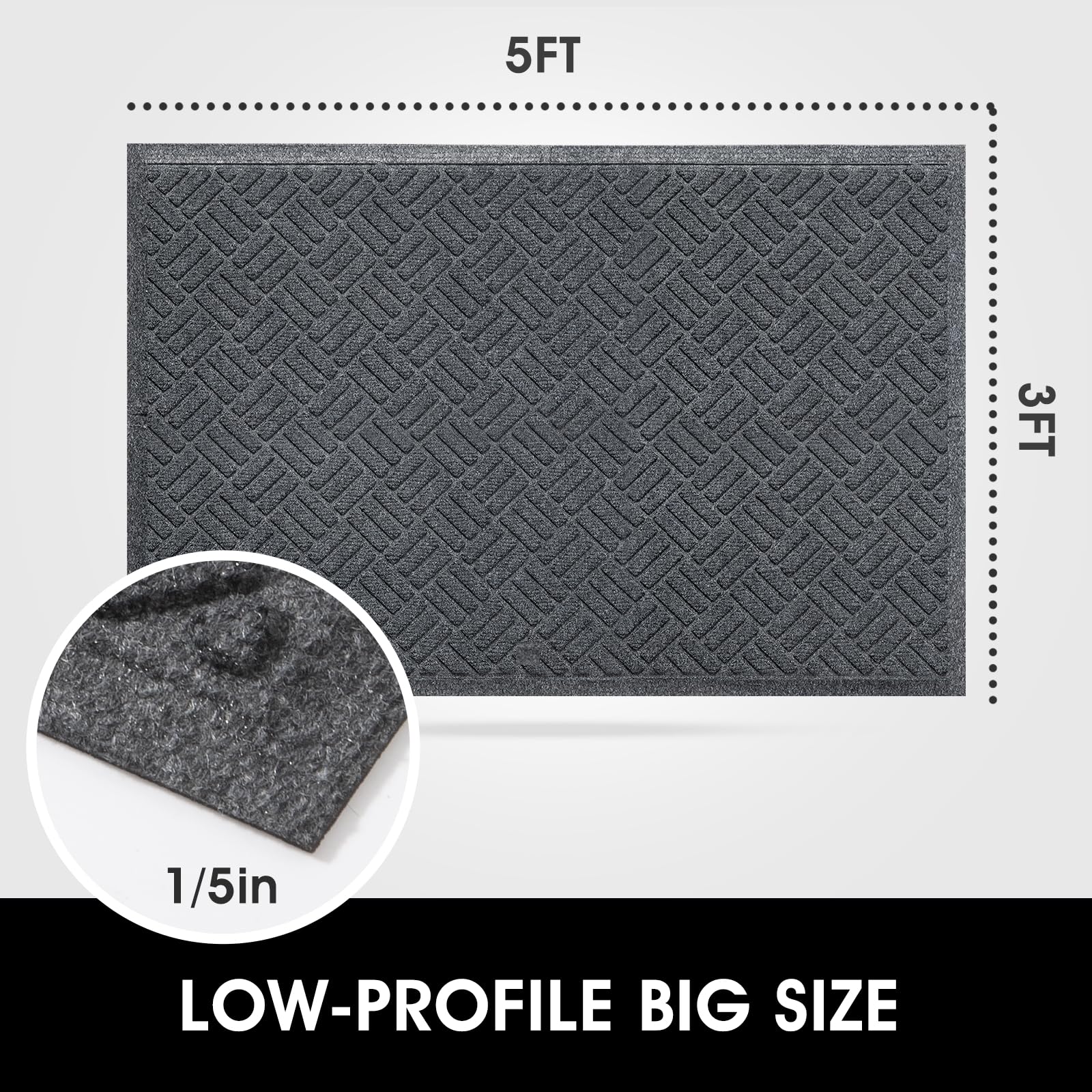 MATALL indoor-outdoor welcome mats for versatile entryway use