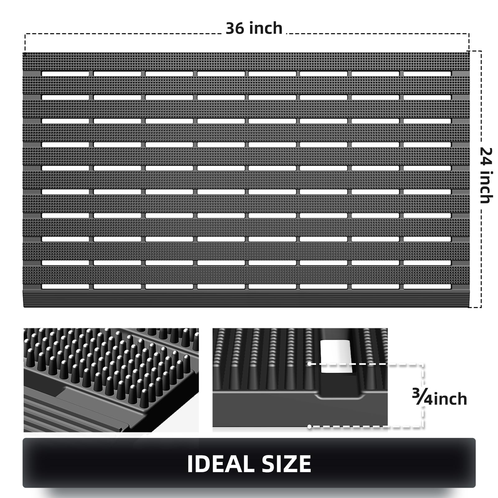 MATALL mat with interlocking connectors enabling seamless layouts.