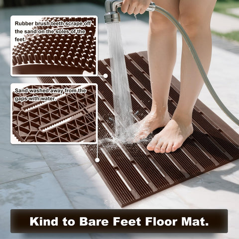 MATALL multipurpose large door mat fits front entry and garage.