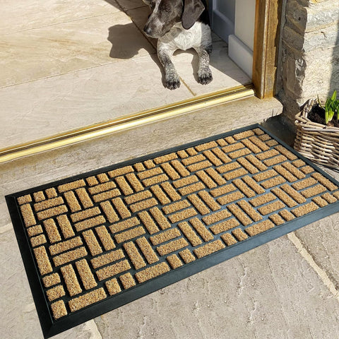 MATALL weather-ready door mat helps manage moisture in wet seasons.