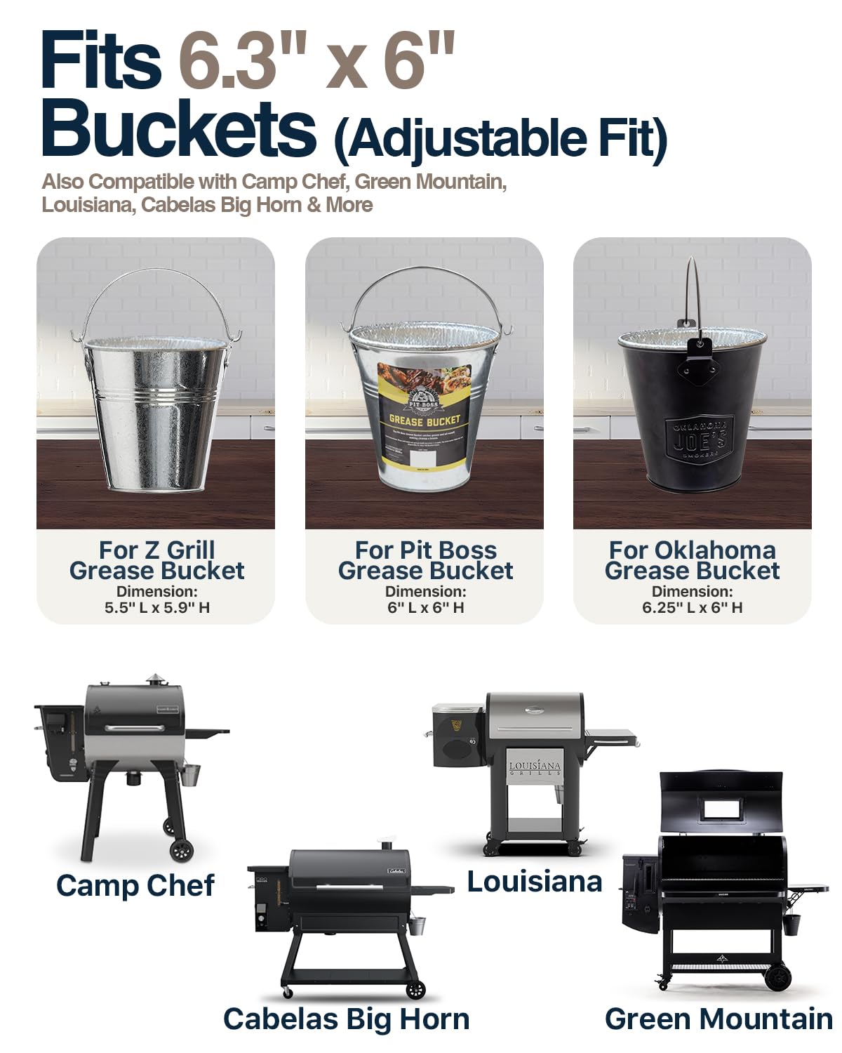 Matchwaves liner with 55-ounce capacity for longer grilling sessions.