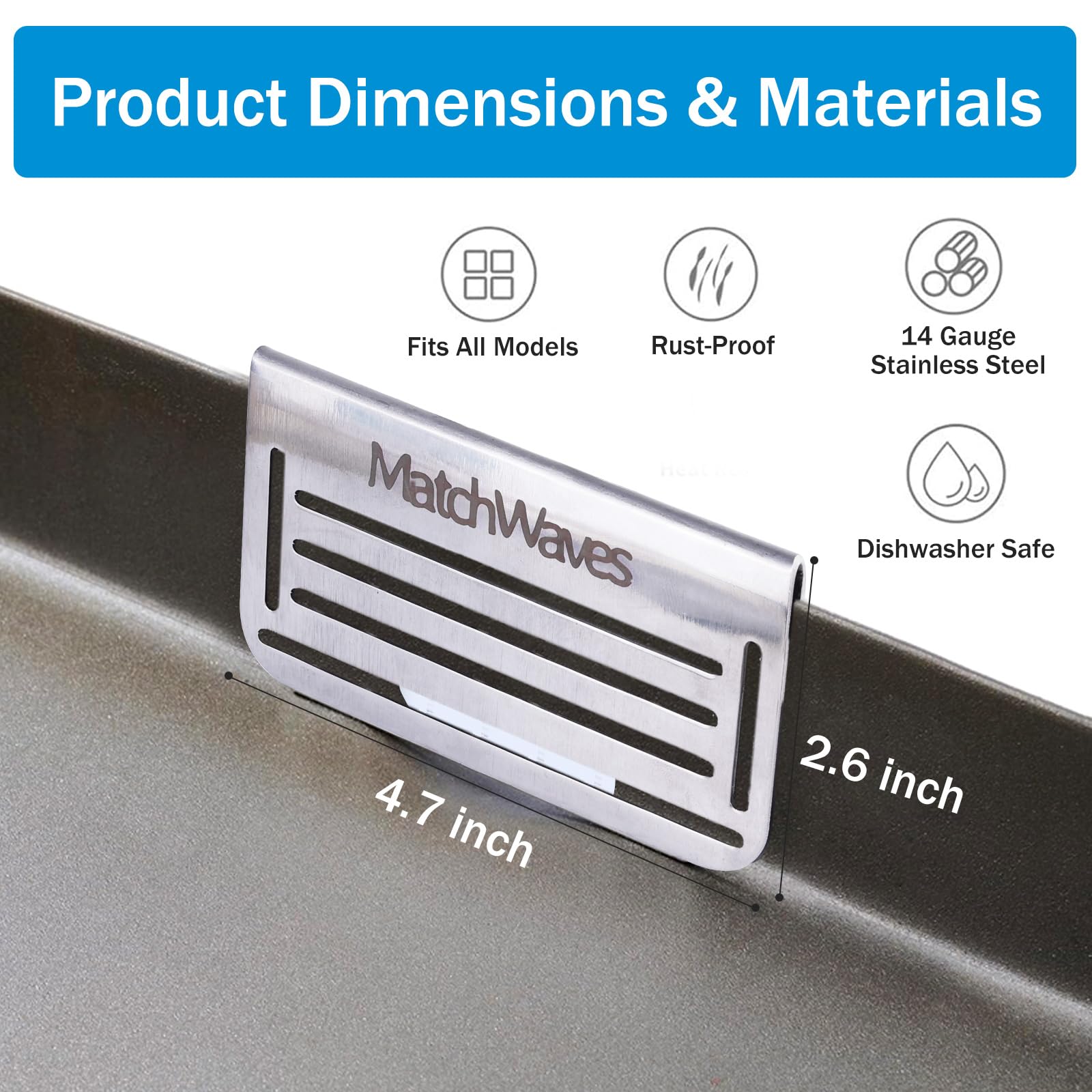 Matchwaves Grease Gate Blocker dual-mode enables quick switch between modes
