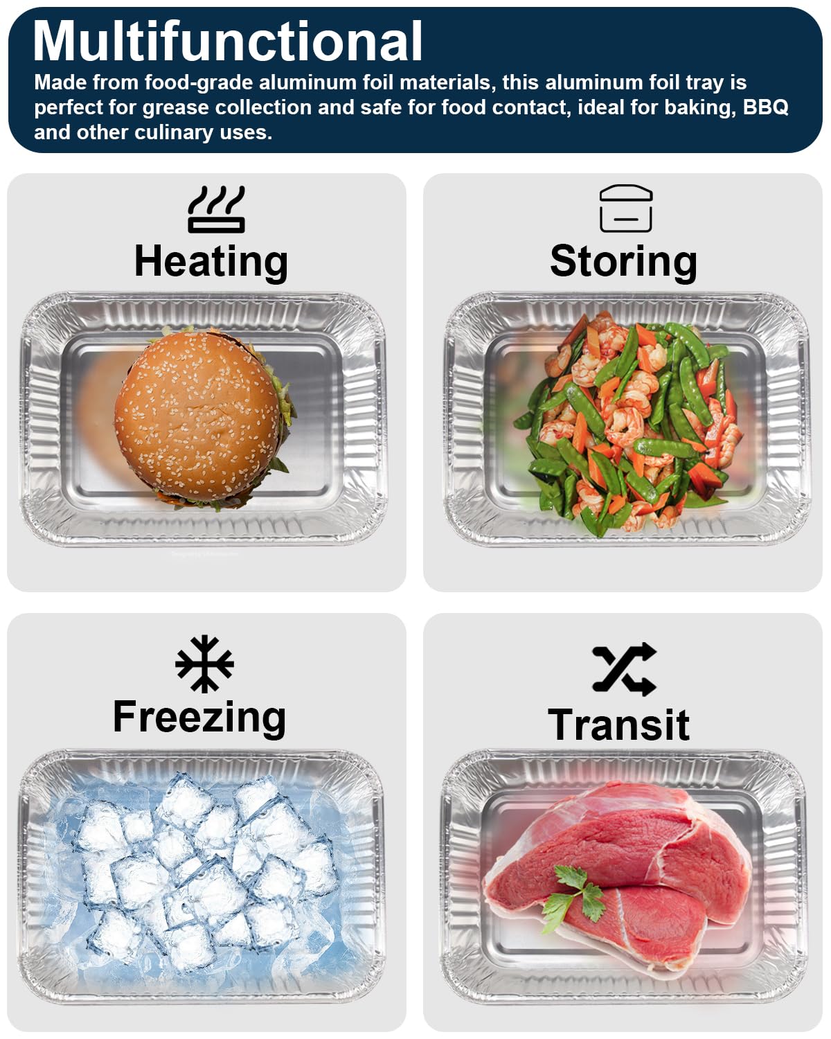 Matchwaves Weber heavy-duty aluminum foil withstands high heat.