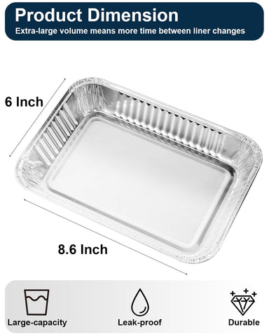 Matchwaves liner pack of 20 keeps Weber pans protected and easy to replace.
