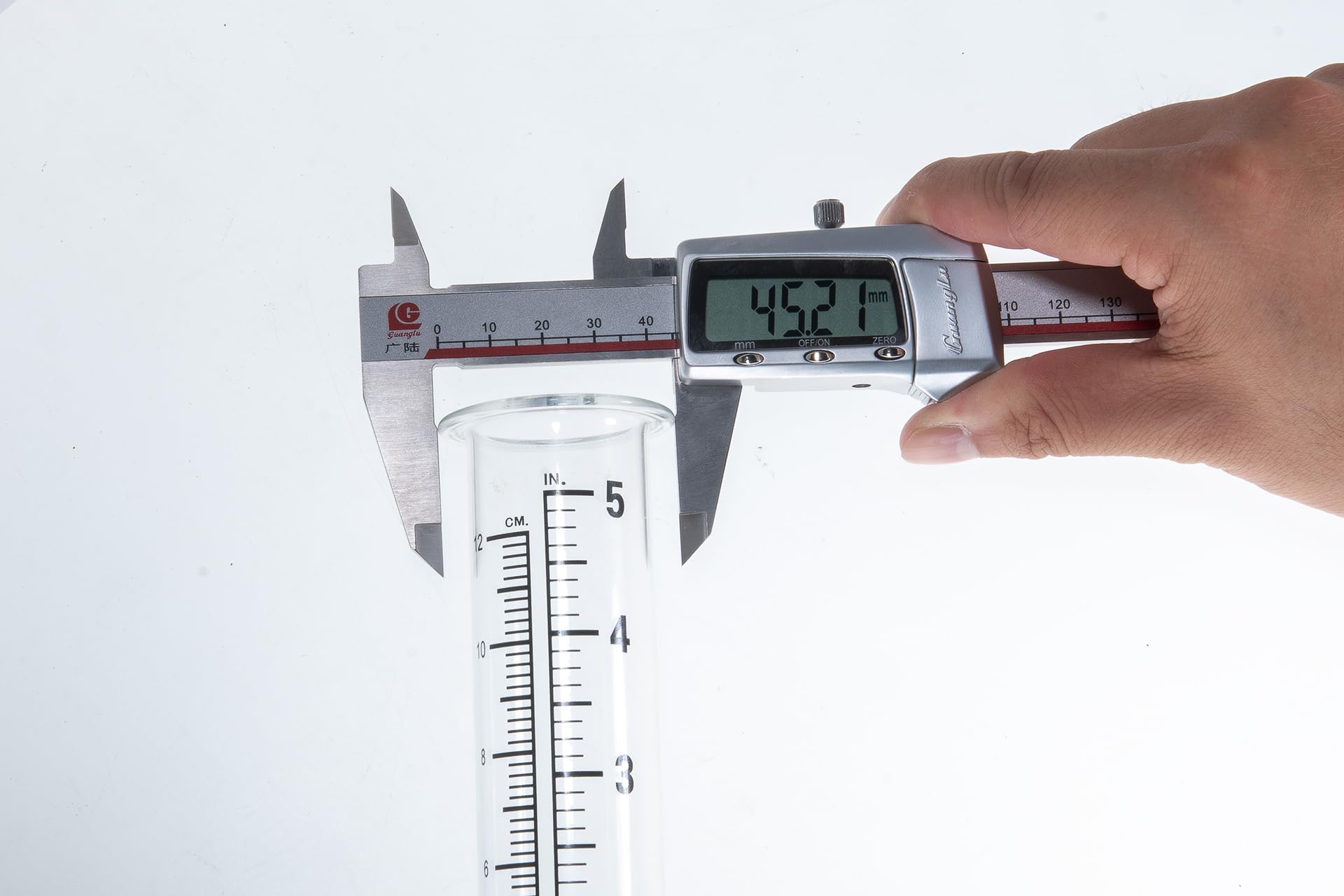 Mateda rain gauge tube diameter without lip 1.38 inches for precise fit.