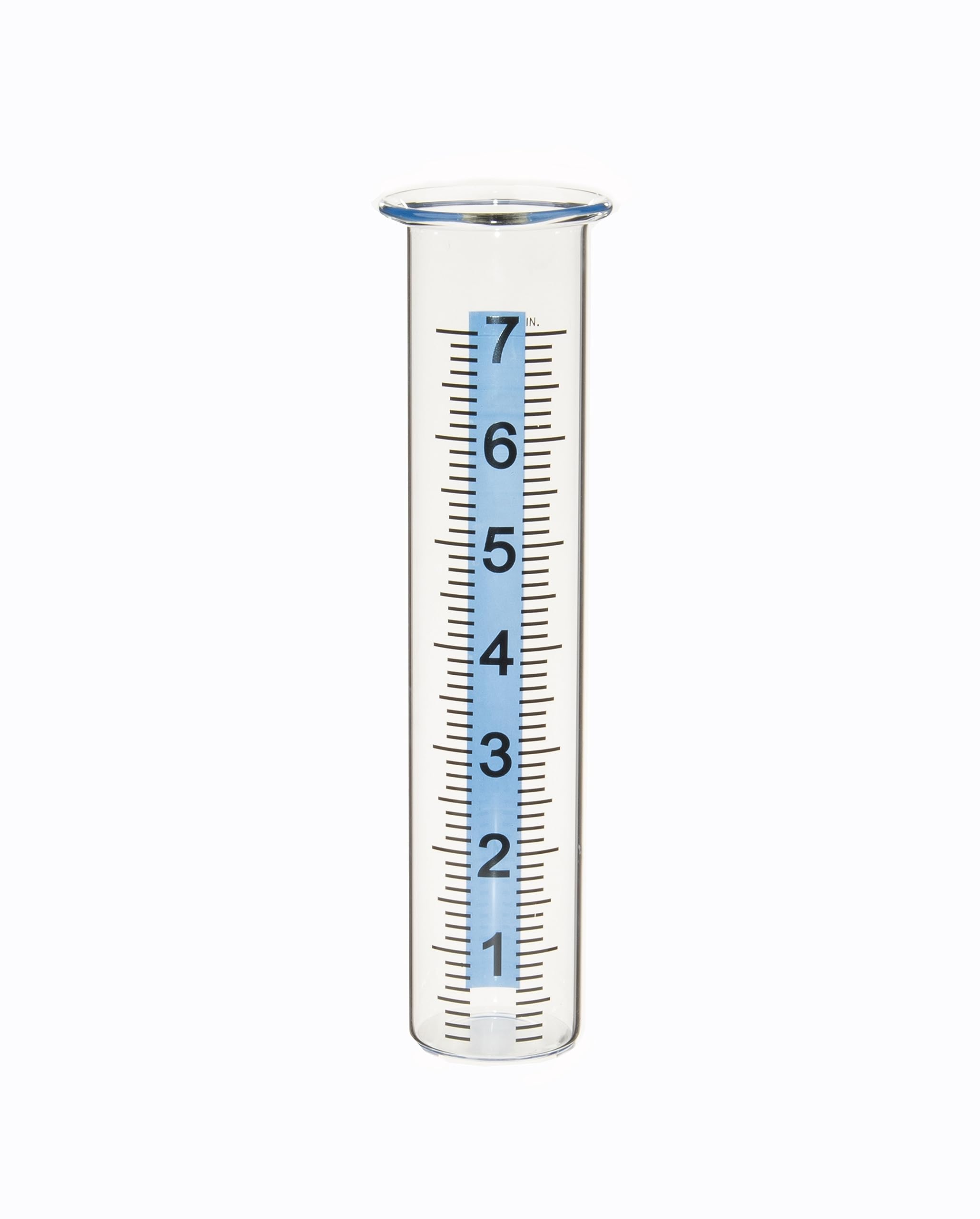 Mateda rain gauge tube with lid design for stable outdoor readings