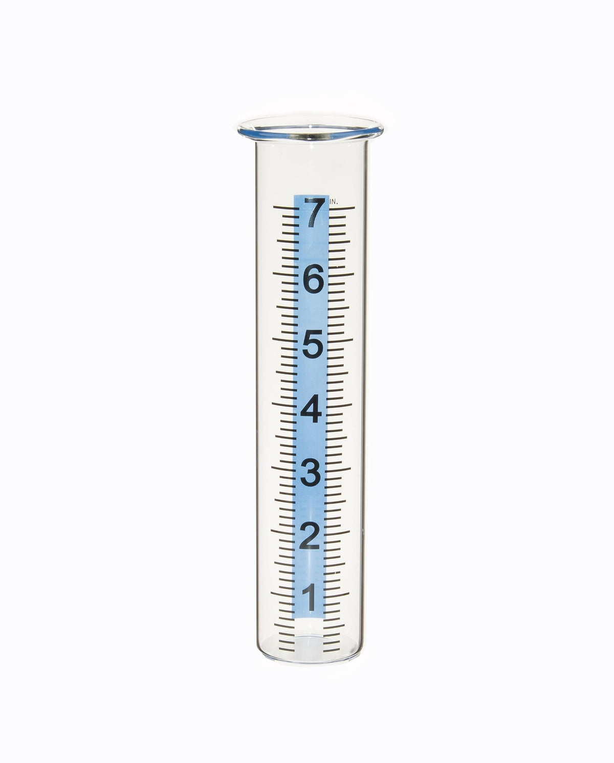 Mateda rain gauge tube with lid design for stable outdoor readings
