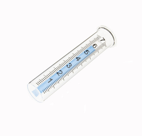 Mateda textured glass rain gauge tube for durability