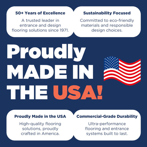 MATSINC Artisan Entry mat proudly made in the USA for durable, long-lasting entrance protection.