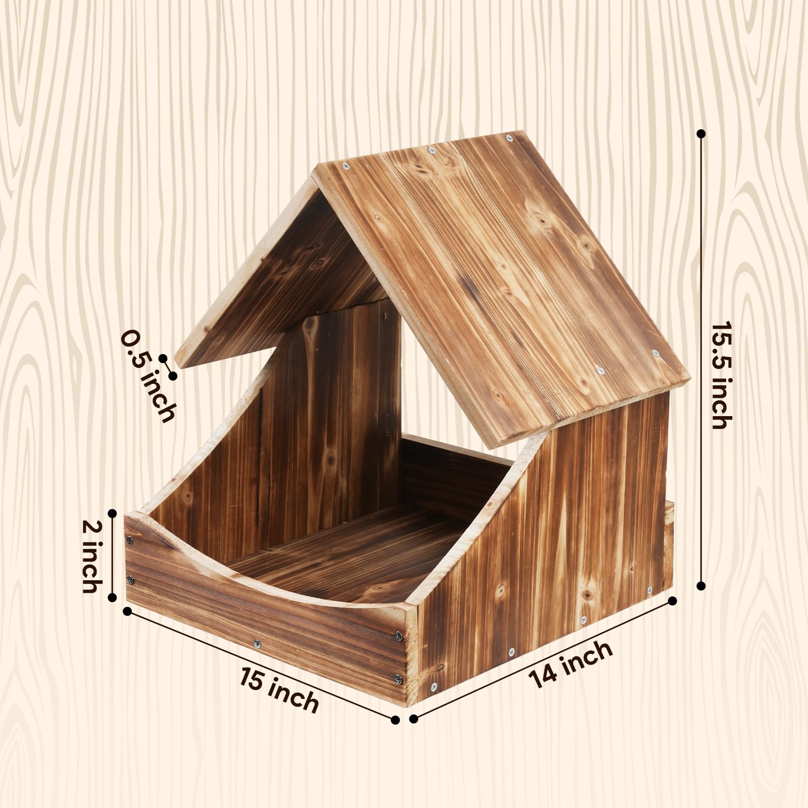 Matutinus cozy wooden nesting box enhances coop comfort and aesthetics