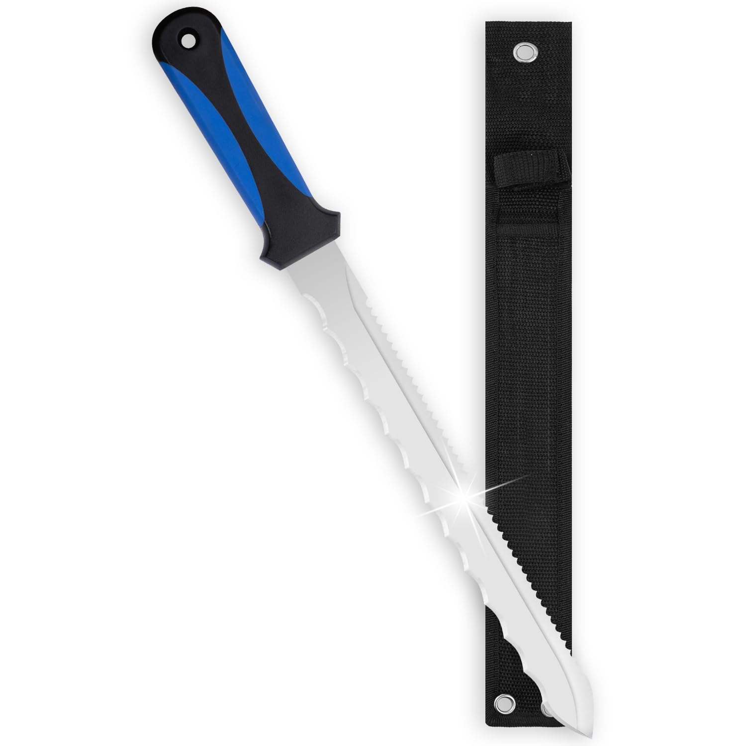 Maudibozz insulated knife sod cutter in use for precise garden pruning and sod work.