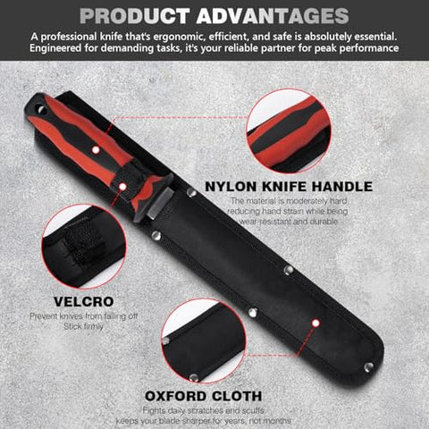 Maudibozz insulation knife ergonomic handle for comfortable long use