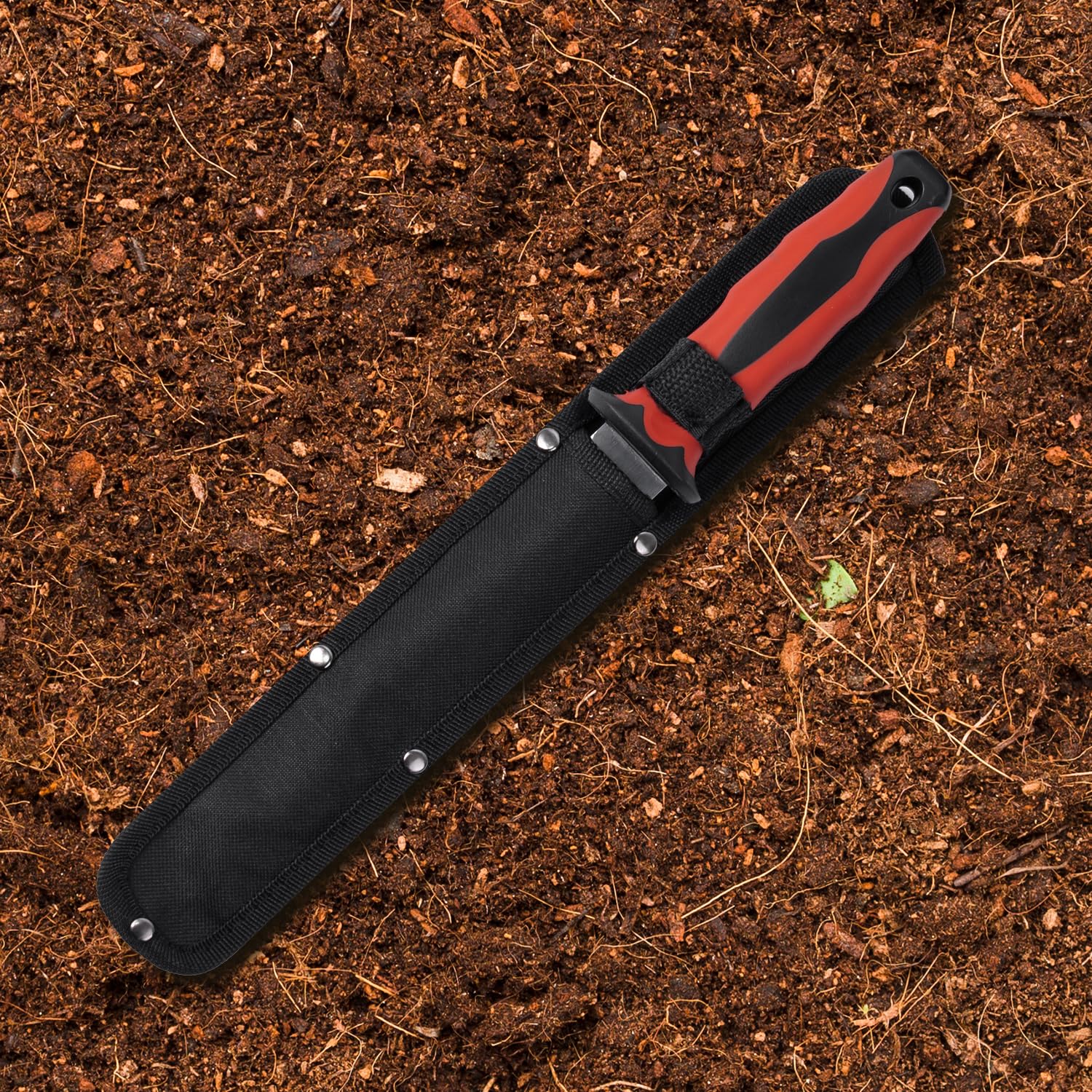 Maudibozz sod cutter in outdoor setup for camping and gardening