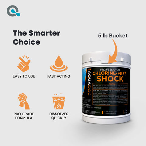 MAV AquaDoc Aquadoc non-chlorine spa shock in hot tub water, ready for use.