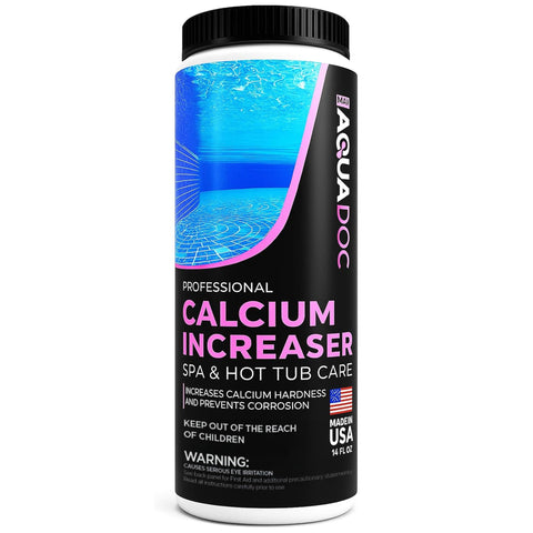 MAV AquaDoc Calcium Increaser bottle for spa hardness balance and corrosion protection.